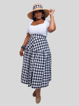 Checkered Skirt